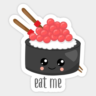 Eat Me Tekka Maki Sushi Sticker